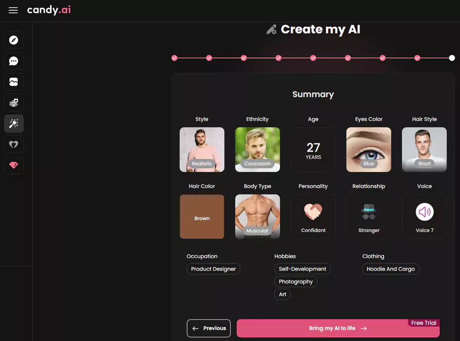 Mein eigener KI-Freund - create my AI by candy AI