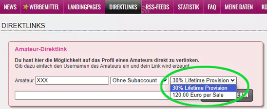 Als Adult Webmaster mit Eroti Geld verdienen - 120€ PPS oder 30% Lifetime REV